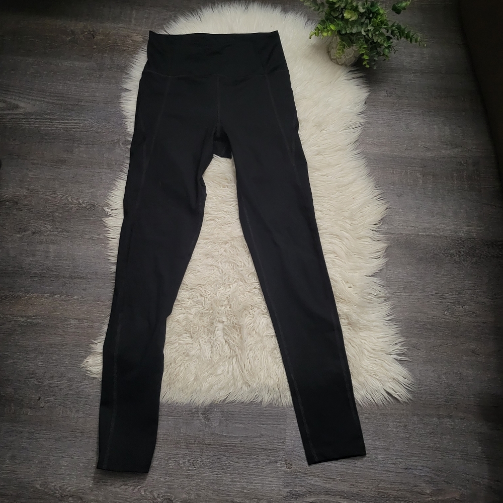 Girlfriend Collective High Rise Compressive Leggings in Black size Medium - Picture 2 of 7